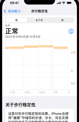 iPhone手机维修如何在iPhone开启'步行稳定性通知'