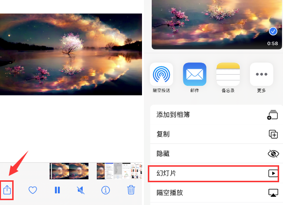 苹果14维修店分享iPhone14相册视频如何循环播放