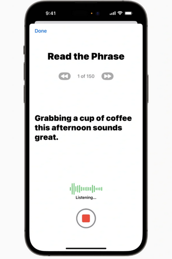 apple维修站分享iPhone在15分钟内可学会并模仿你的声音